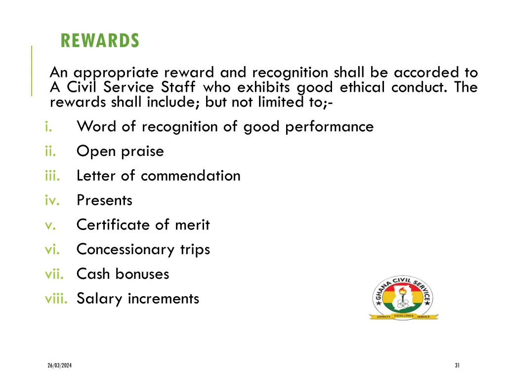 rewards