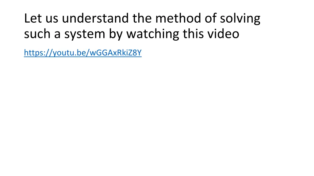 let us understand the method of solving such