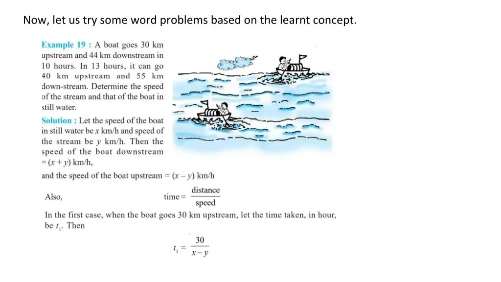 now let us try some word problems based
