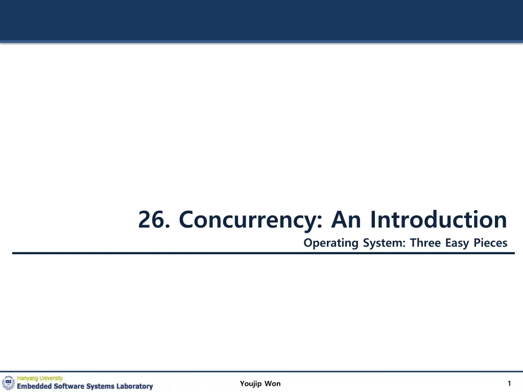 26 concurrency an introduction operating system