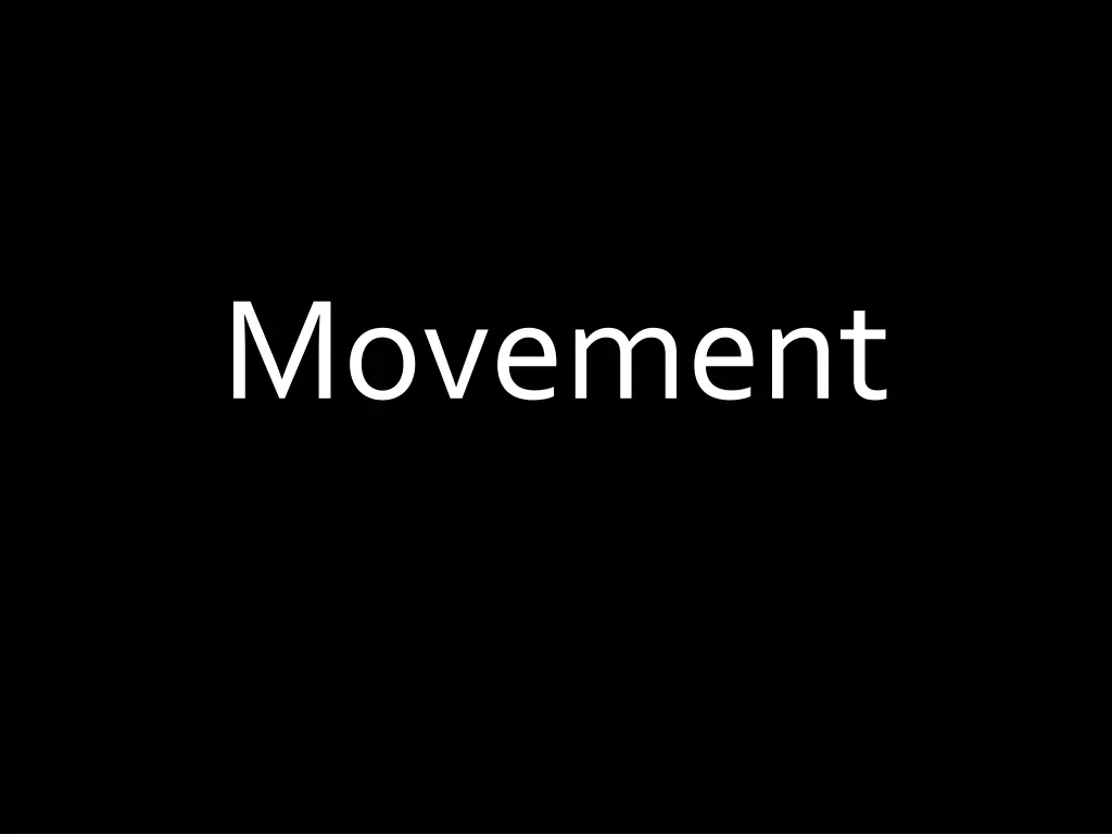movement