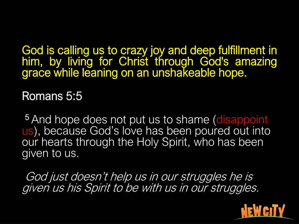 god god is is calling him him by by living grace