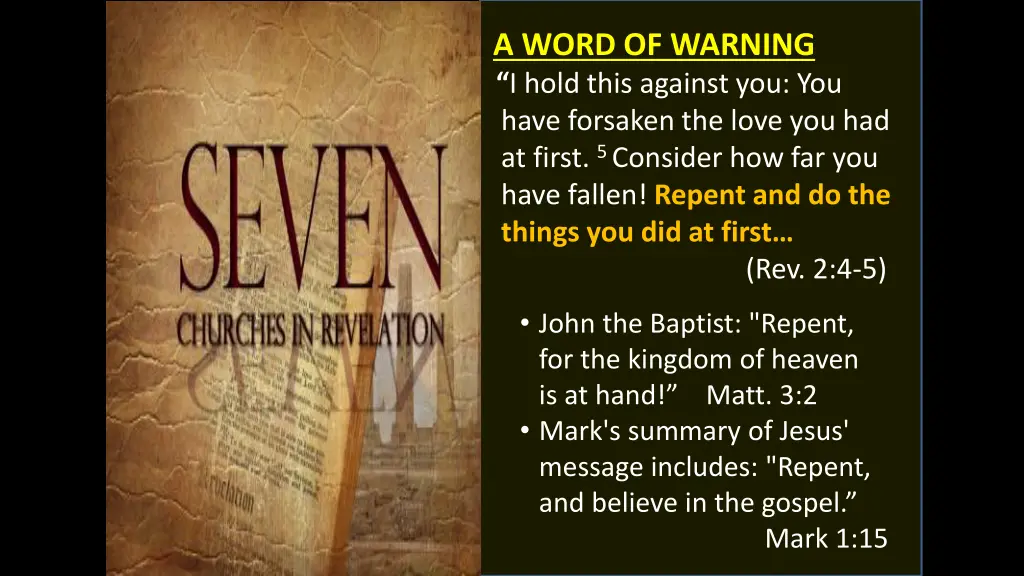 a word of warning at first 5 consider 3