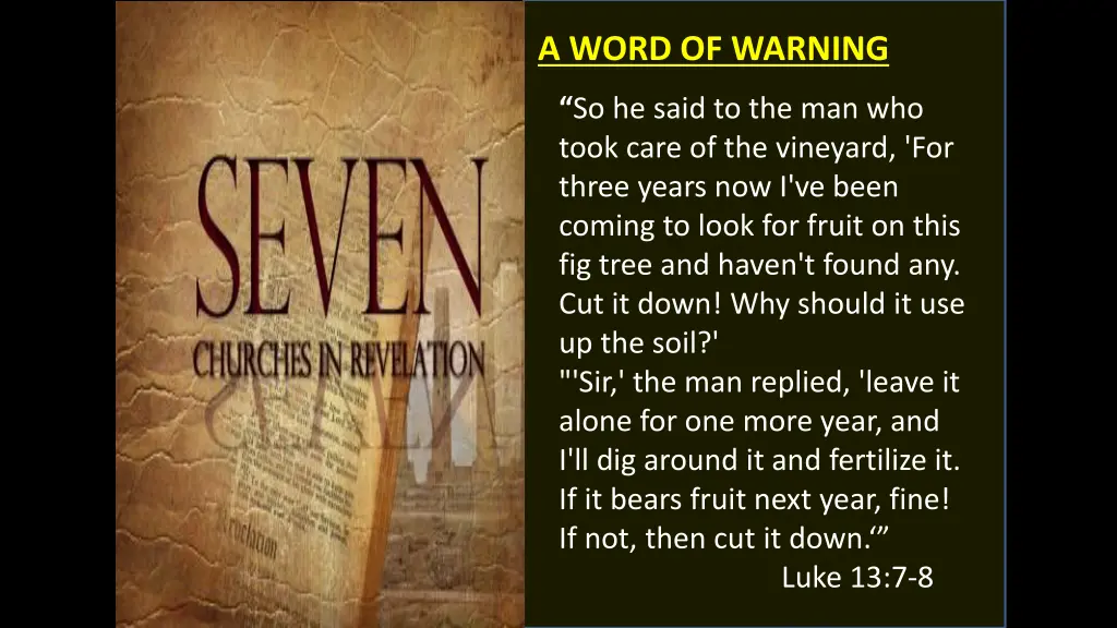 a word of warning three years now i ve been