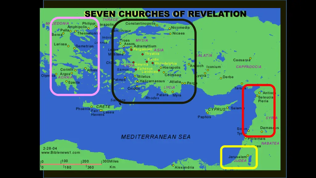 seven churches of revelation