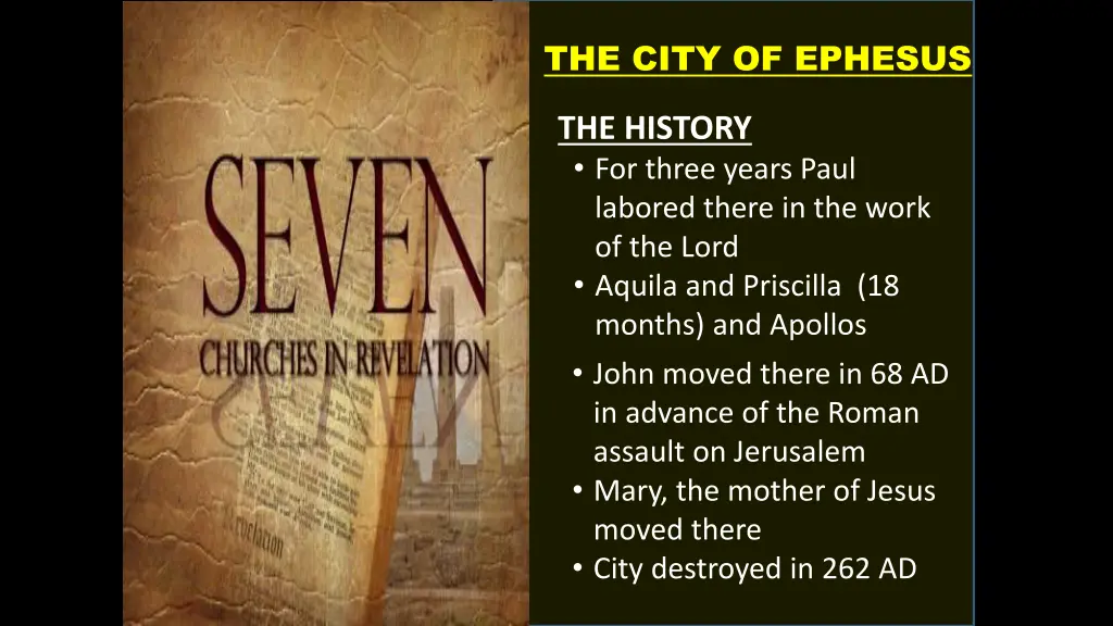the city of ephesus