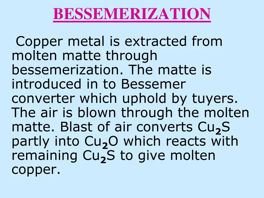 bessemerization