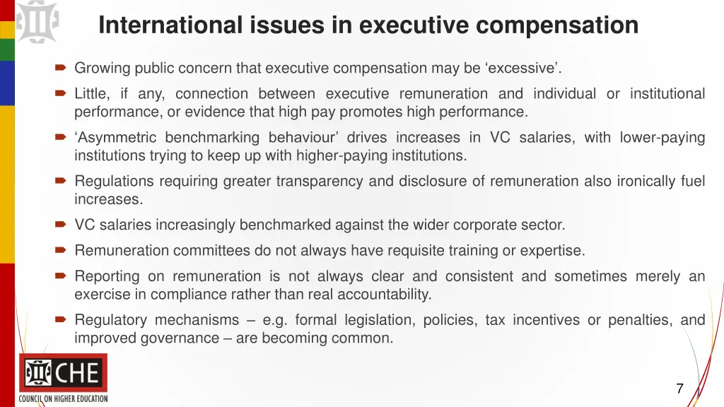 international issues in executive compensation