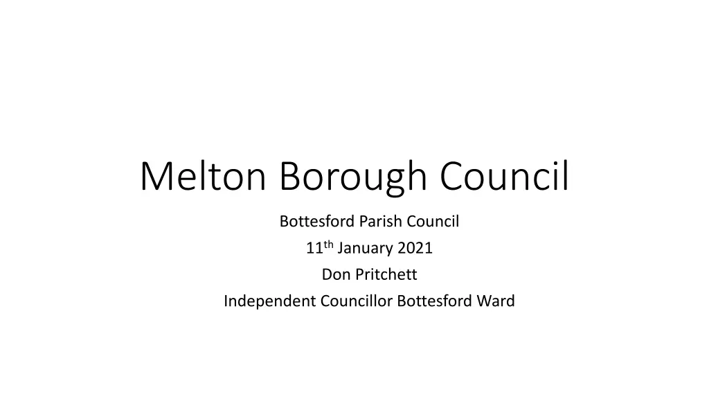 melton borough council