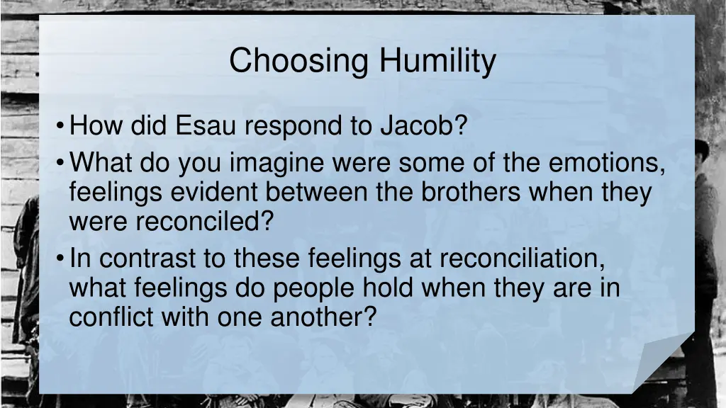 choosing humility 1
