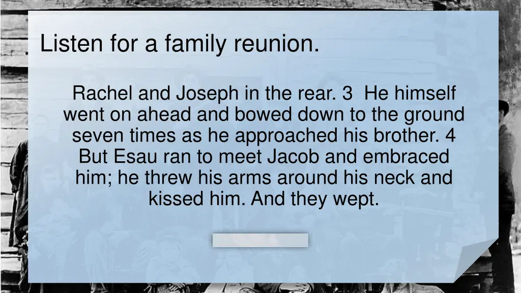 listen for a family reunion 1