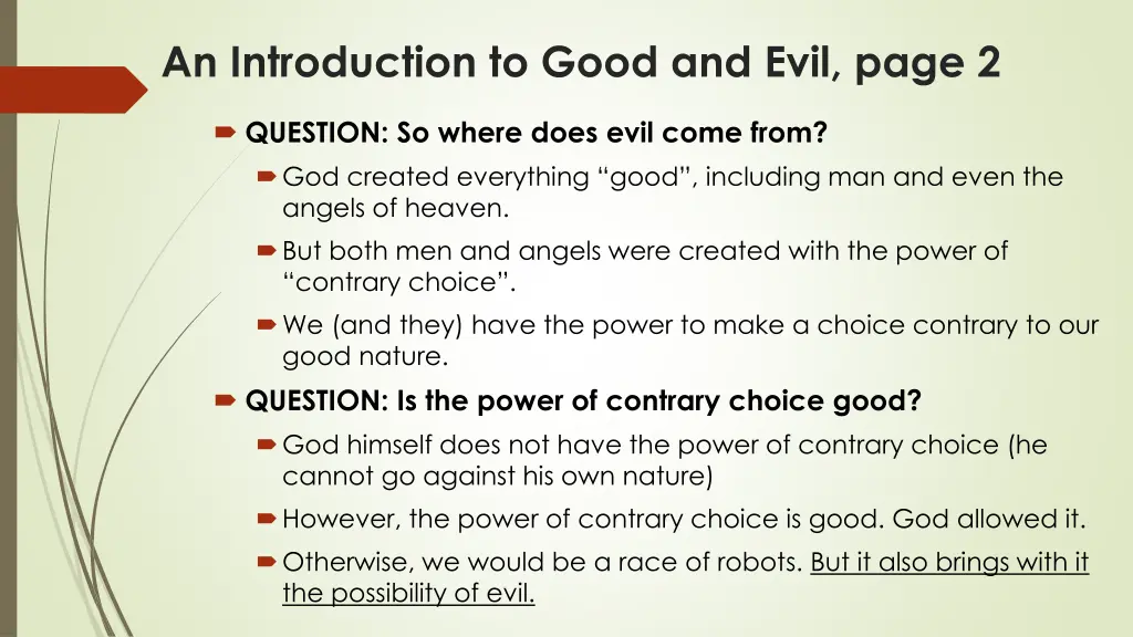 an introduction to good and evil page 2