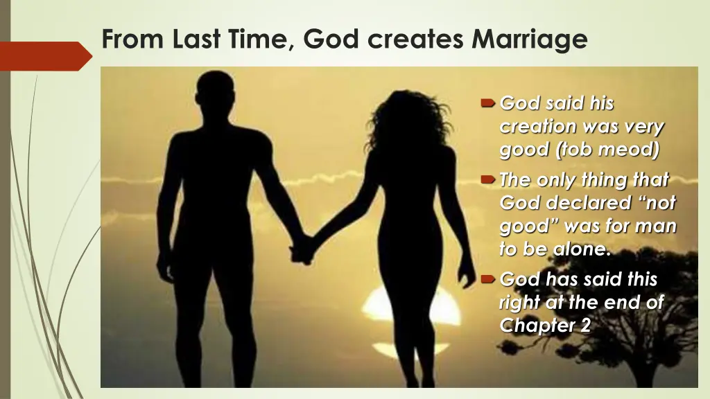 from last time god creates marriage 1