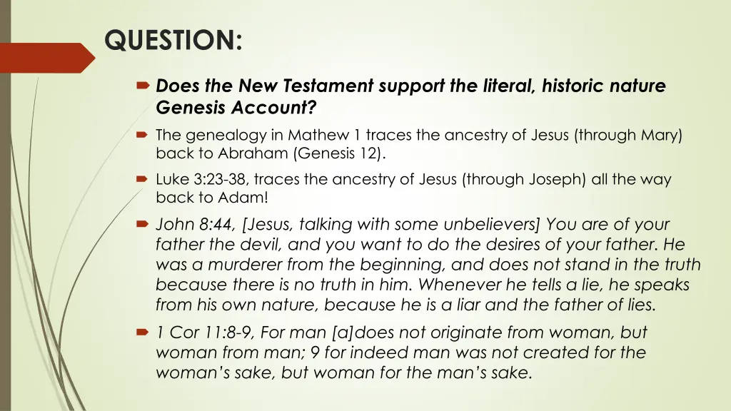 question
