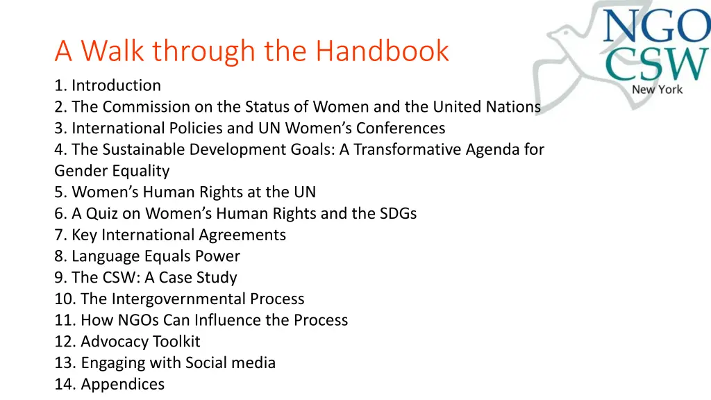 a walk through the handbook 1 introduction