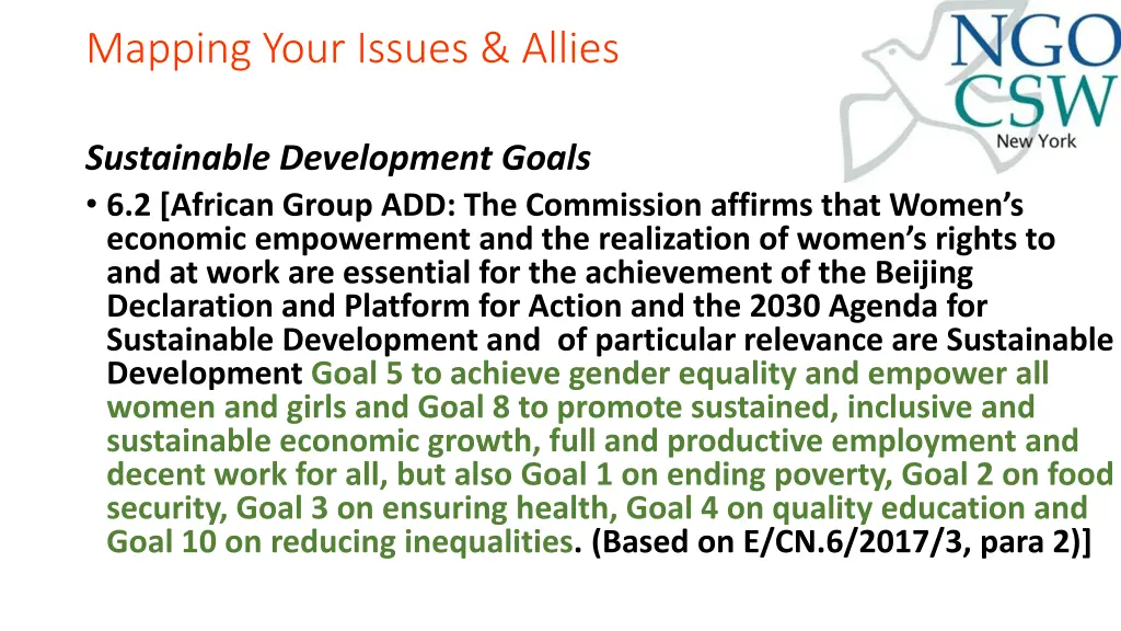 mapping your issues allies 4