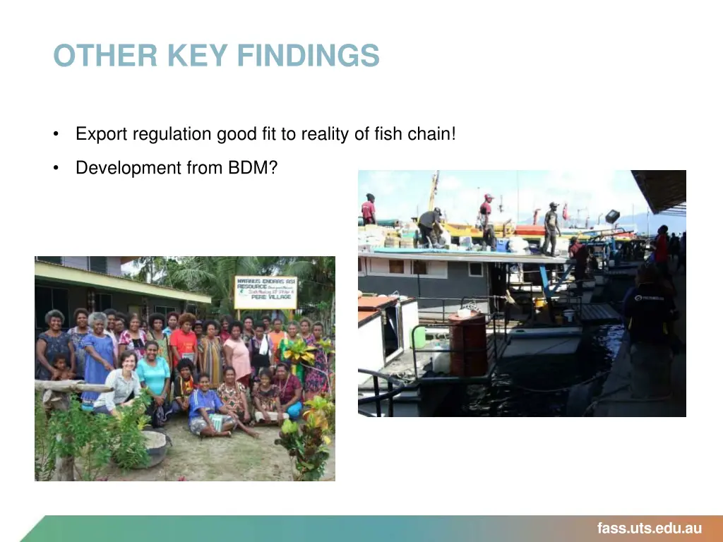 other key findings
