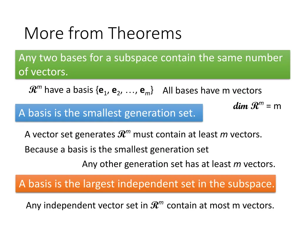 more from theorems