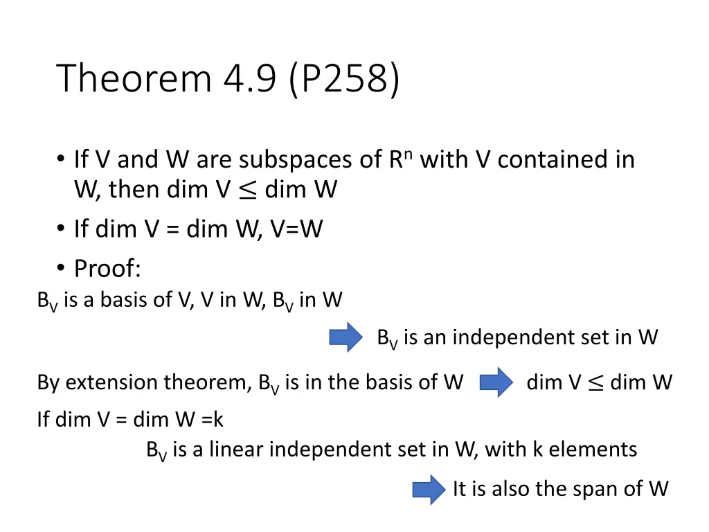 theorem 4 9 p258