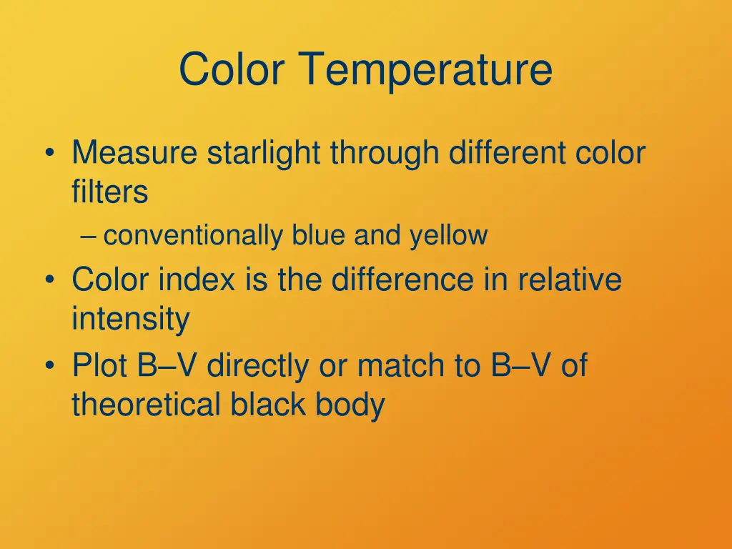 color temperature