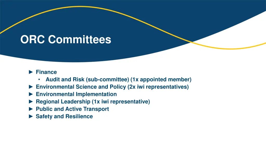 orc committees