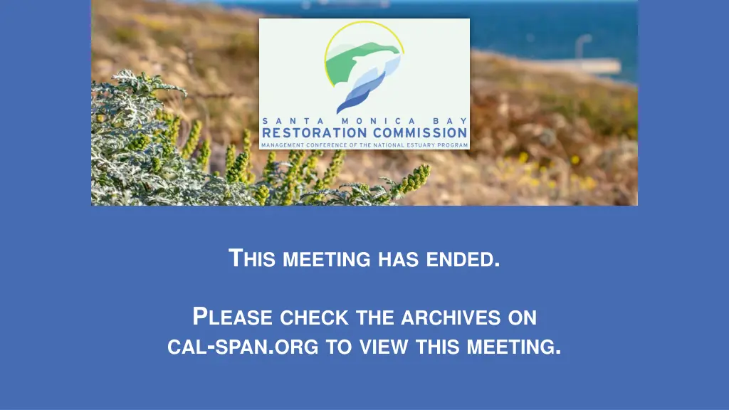 t his meeting has ended