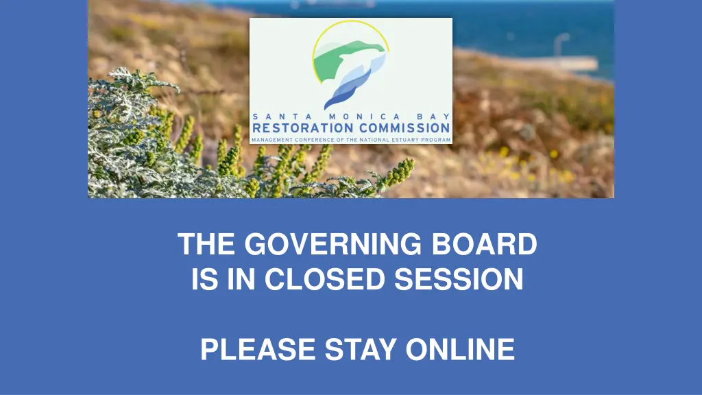 the governing board is in closed session
