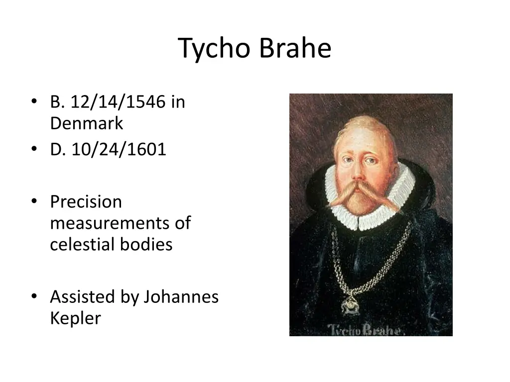 tycho brahe