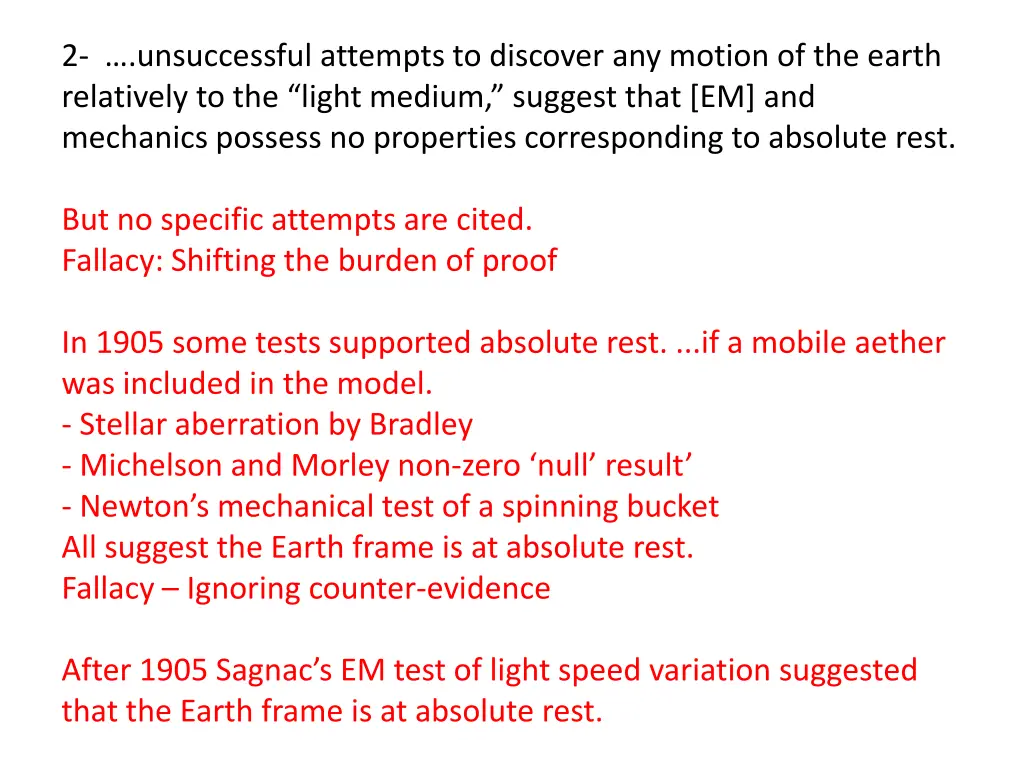 2 unsuccessful attempts to discover any motion