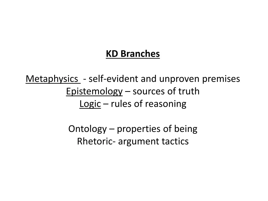 kd branches