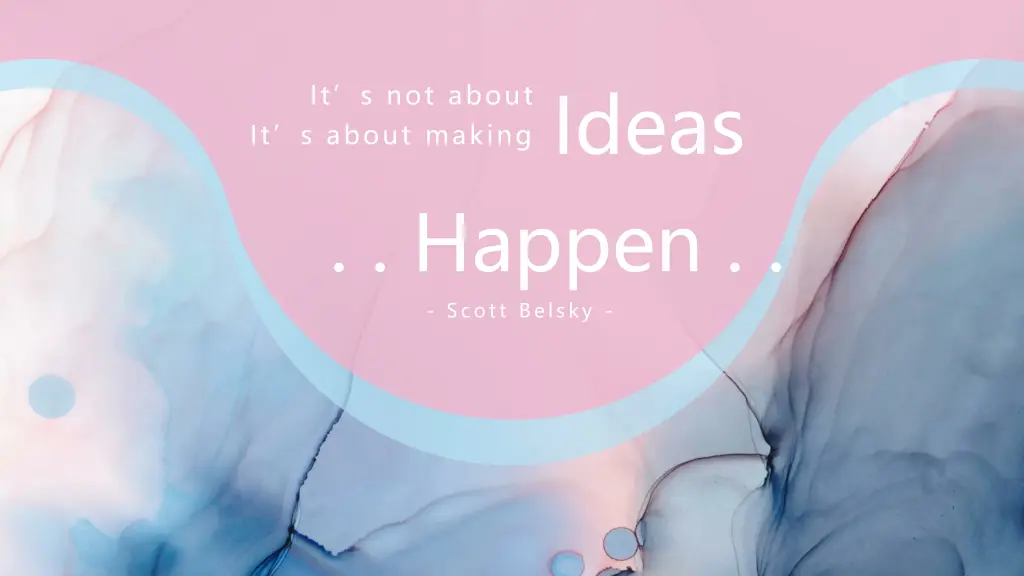 it s about making ideas happen scott belsky