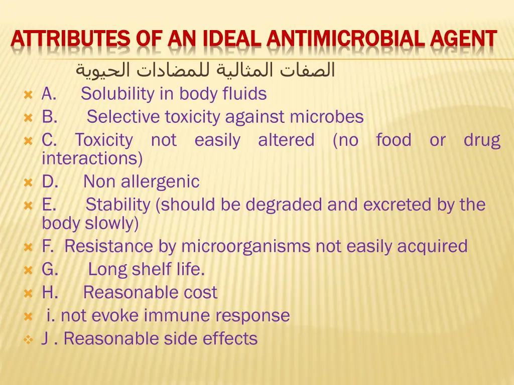 attributes attributes of a solubility in body