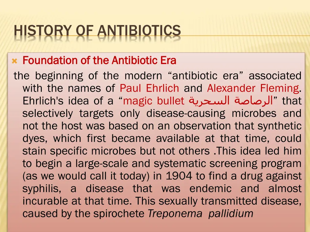 history of antibiotics