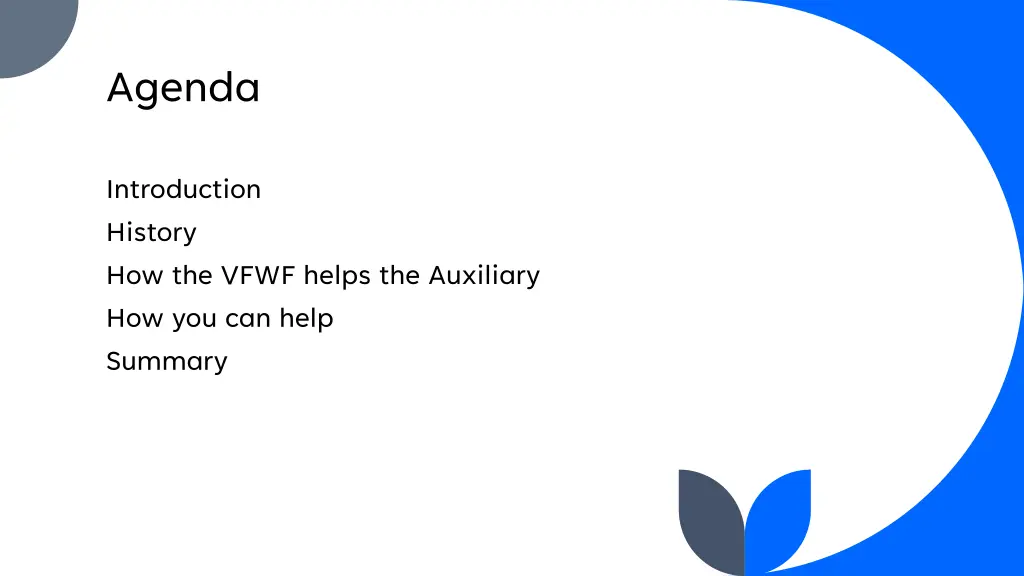 agenda