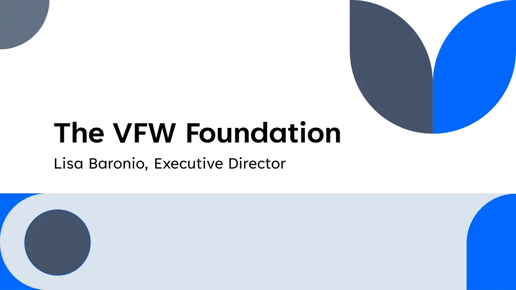 the vfw foundation lisa baronio executive director