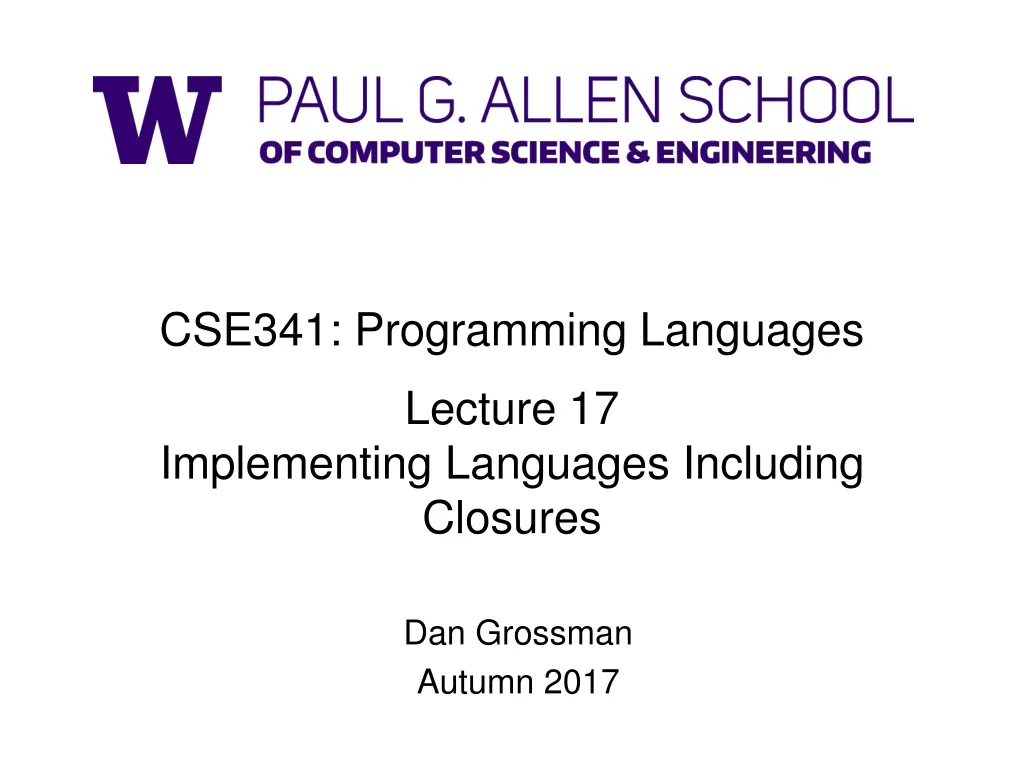 cse341 programming languages