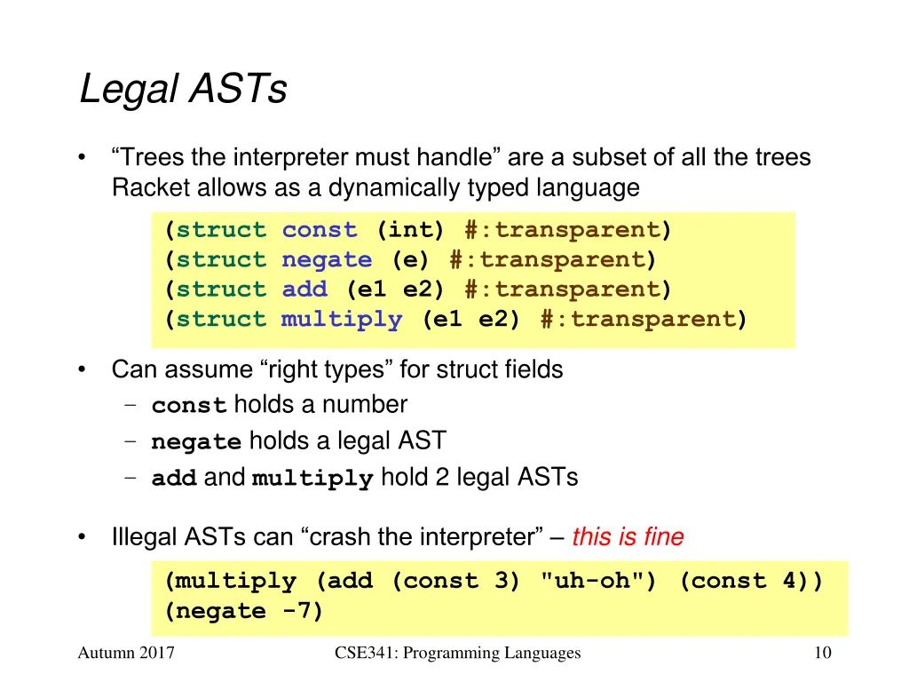 legal asts