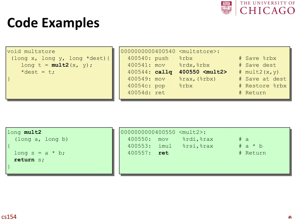 code examples