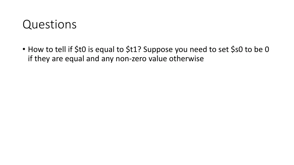 questions 1