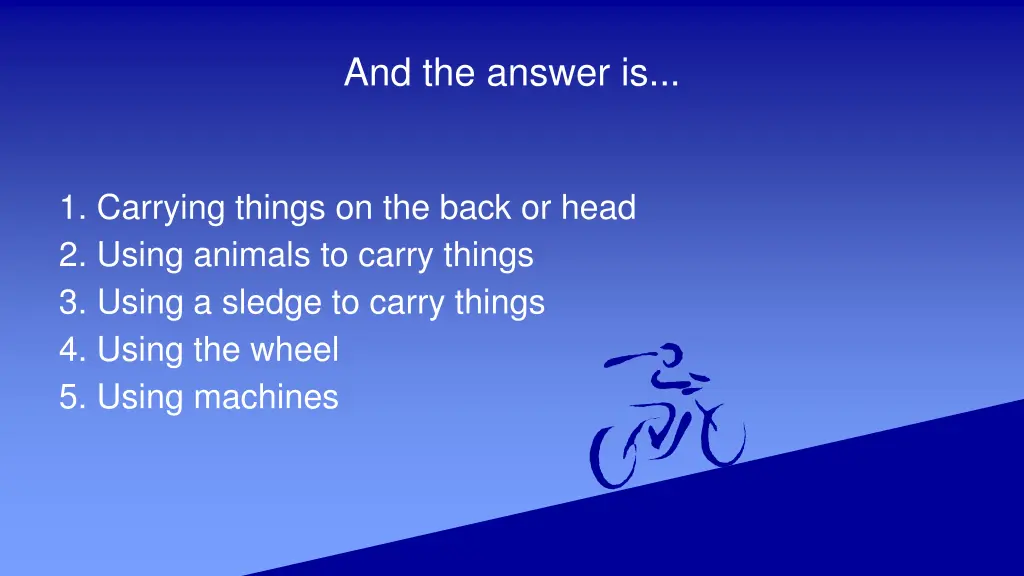 and the answer is 1