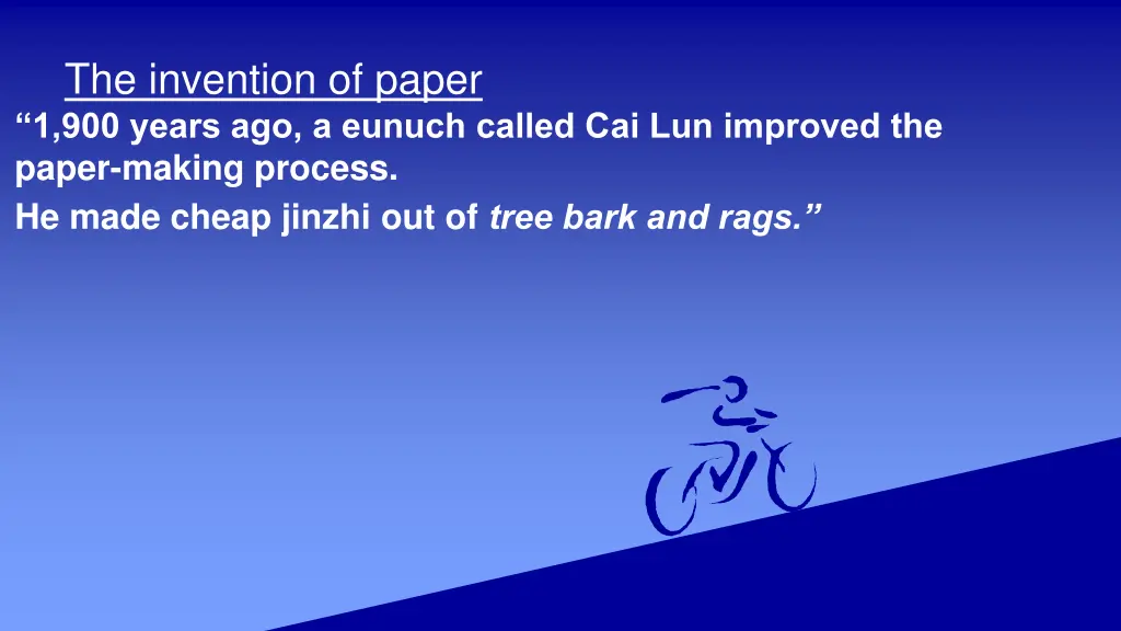 the invention of paper 5