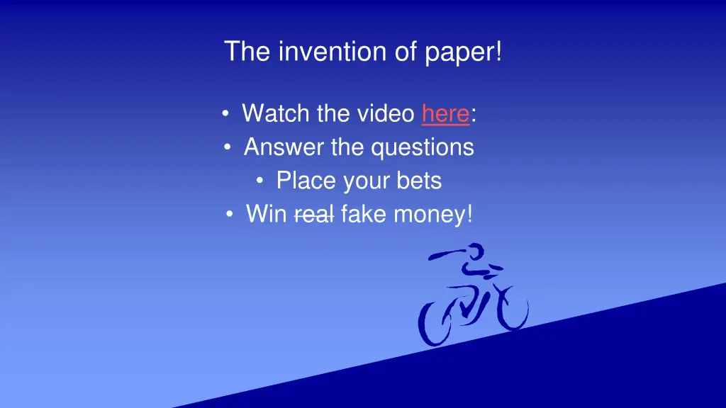 the invention of paper