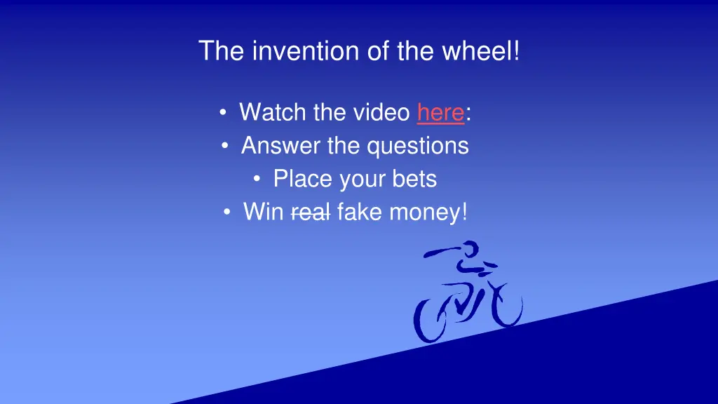 the invention of the wheel