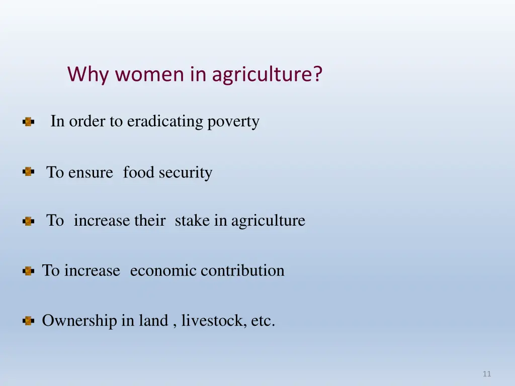 why women in agriculture