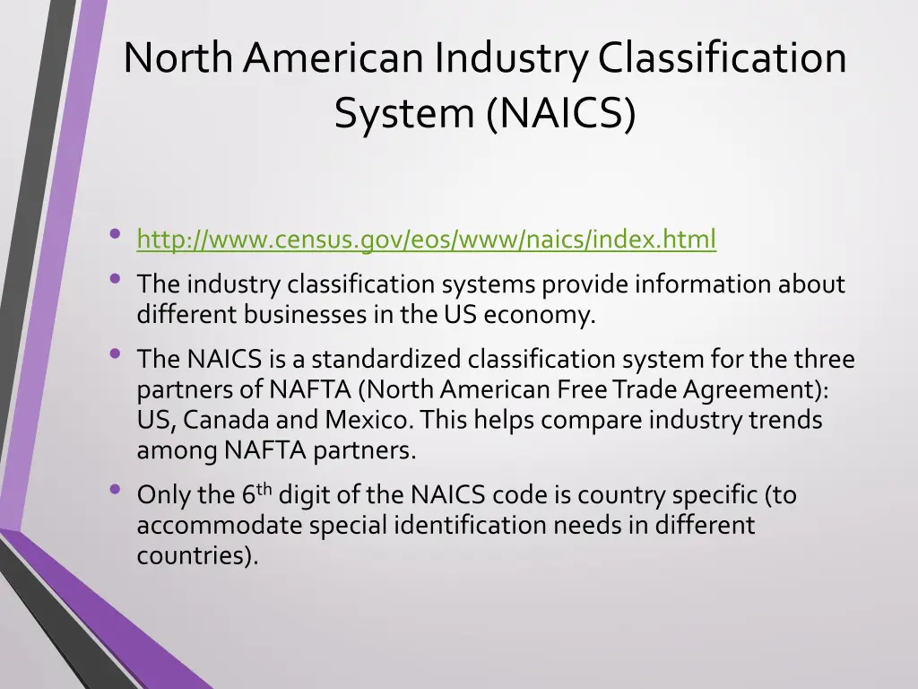 north american industry classification system