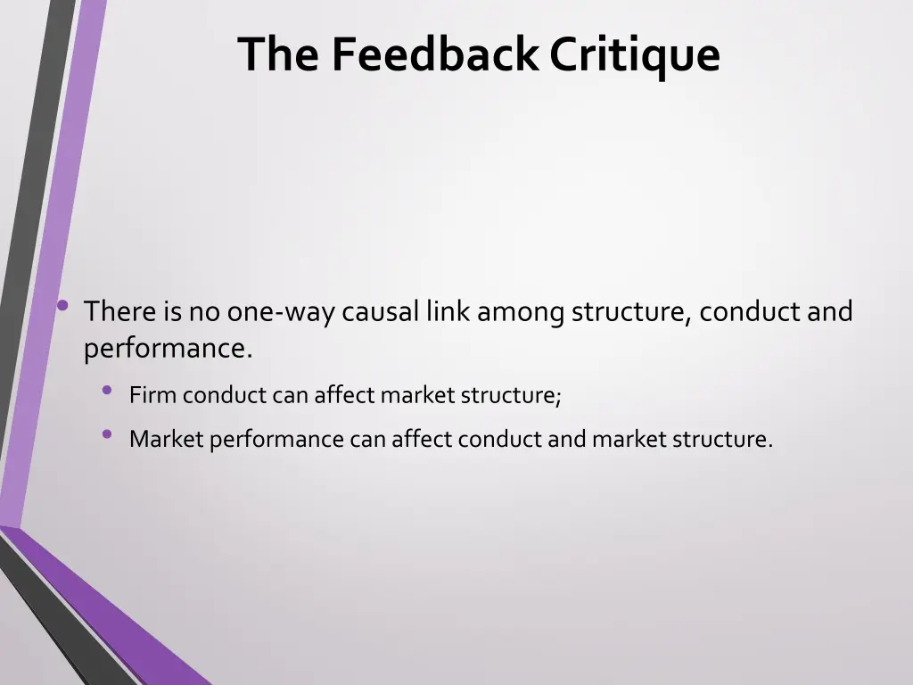the feedback critique