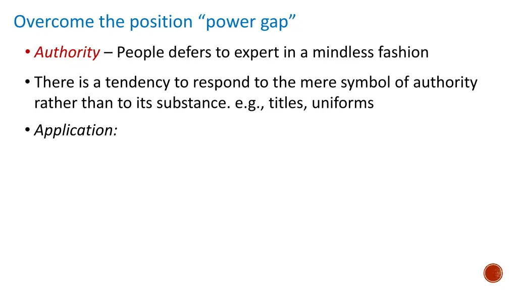 overcome the position power gap 4