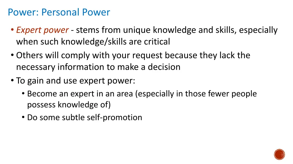 power personal power 1