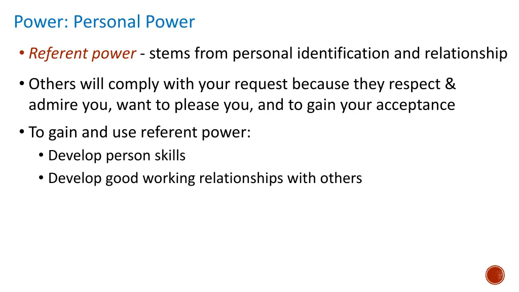 power personal power