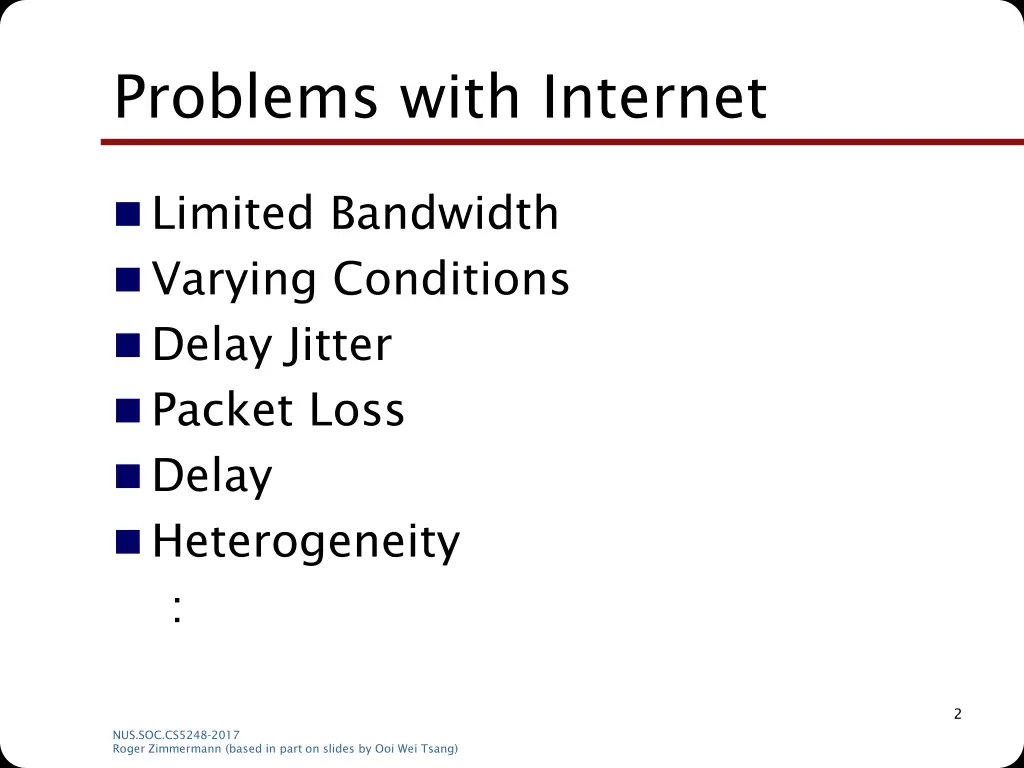 problems with internet